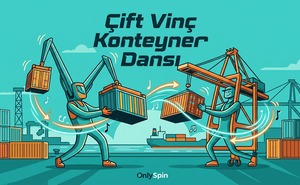 OnlySpin Kooperatif Oyun - ÇiftVinç Konteyner Dansı